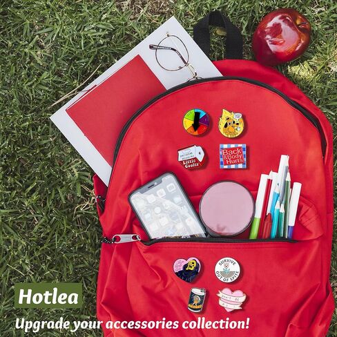 9 Pieces Enamel Pins for Backpack Funny Pins for Adult Teenagers THIS IS FINE Pins for Jacket Coat Backpacks Bag Hat Lanyard Buttons Vest Novelty Jewelry Accessories in Saudi Arabia