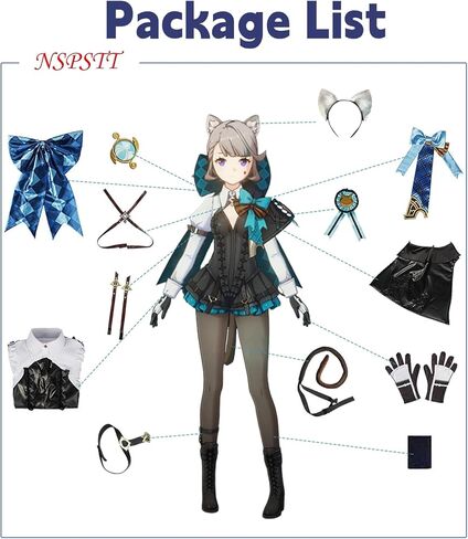 NSPSTT جينشين كوسبلاي نافيا فستان كوسبلاي جينشين إمباكت حلي in Kuwait