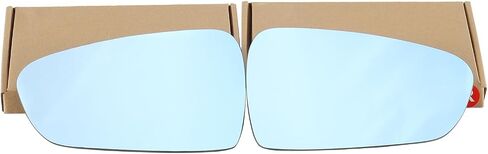 2Pcs Wide Angle Side Mirror Glass for Tesla Model 3 2017-2023 Side Mirror Replacement Anti Glare Heat Defogging Blue Glass Lens with Backing Plate in Saudi Arabia