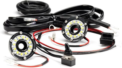 KC HiLiTES 355 Cyclone LED Universal 2-Light Under Hood Wiring Kit in Saudi Arabia