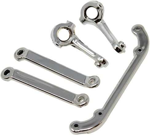 Redcat RER14523 V2 Steering Arms L/R and V2 Toe Links (1 Set, Chrome) in Saudi Arabia