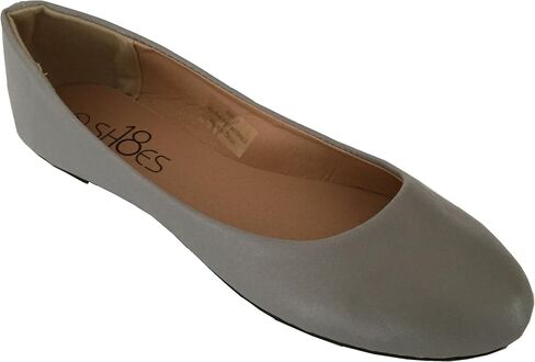 Shoes8teen Womens Ballerina Ballet Flats Shoes Leopard & Solids 14 Colors in Kuwait