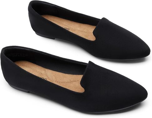 أحذية DREAM PAIRS النسائية المسطحة، أحذية مسطحة أنيقة سهلة الارتداء بمقدمة مدببة، أحذية كاجوال مريحة للعمل للعمل المكتبي in Saudi Arabia