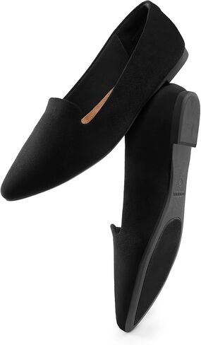 أحذية DREAM PAIRS النسائية المسطحة، أحذية مسطحة أنيقة سهلة الارتداء بمقدمة مدببة، أحذية كاجوال مريحة للعمل للعمل المكتبي in Saudi Arabia