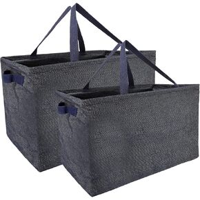 Marubhumi Unisex Cotton Utility Bag - Extra Large Reusable Grocery Foldable Tote Bags Waterproof, Multipurpose Storage Bag for Travel - Size Large& Small Pack Of-2