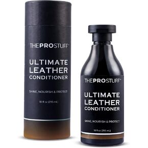 Ultimate Car Leather Conditioner | Shine, Nourish, Protect | Easy Apply, Long Lasting, No-Residue | Leather Care for Car, Couch, Glove, Jacket, Purse, Shoe | 10 fl oz