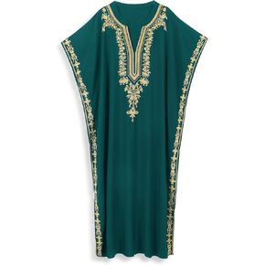 Kaftan Cover up for Women Maxi Beach Dresses Plus Size Caftan Loungewear African Muumuu Dress Lightweight Beachwear