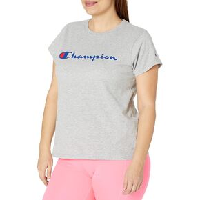 Champion Women'S Classic Tee, Script (Plus Size)