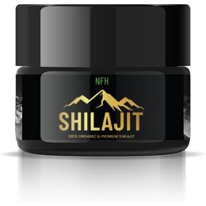 NFH Pure Himalayan Shilajit Organic Resin Supplement | Supports Vitality & Immunity | Pocket-Friendly, Authentic Gold Grade for Men & Women | Contains Fulvic Acid & 85+ Trace Minerals | 5 Grams