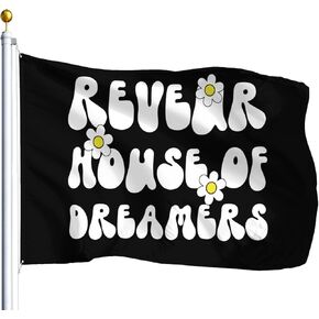 Reveur House of Dreamers, RCAS Givers Schools Spirit Flags for Room Positive Tapestry for Wall Hanging Wall Art for House