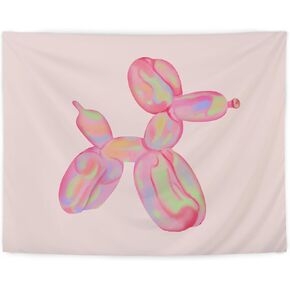 LUVADIAN Coquette Pink Bow Tapestry, Coquette Room Decor, Pink Preppy Girly Aesthetic Tapestry Wall Hanging for Teen Girls Room Bedroom Dorm Apartment Decor, Pink Wall Decor, 50x60 Inches
