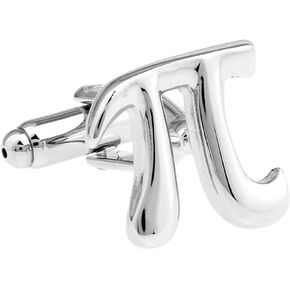 Men's Math physics PI 3.14 π Cufflinks
