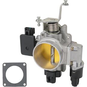 Electronic Throttle Body 60mm Compatible with Jeep Cherokee Wrangler Grand Cherokee TJ 4.0L 1996-2001 Replacement for 53032023AB 56029405 296446