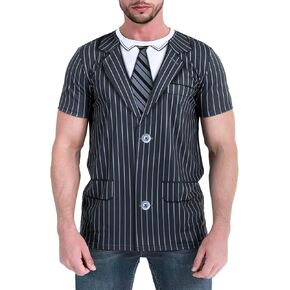 Funny World Tuxedo T-Shirts for Men Graphic Short Sleeve Party Tux Tee Casual Top