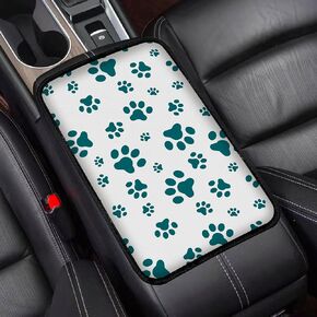 Bohemian Universal Armrest Cover Pad, Car Center Console Cushion Pad, Protect from Pet Claws, Dirt, and Sticky Fingers, Comfortable Car Decor Accessories Fit for Most Cars, Vehicles, SUVs