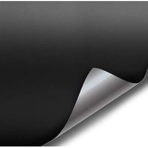 Satin Flat Matte Stealth Jet Black 5ft x 2.75ft Vinyl Wrap Roll with Air Release Technology