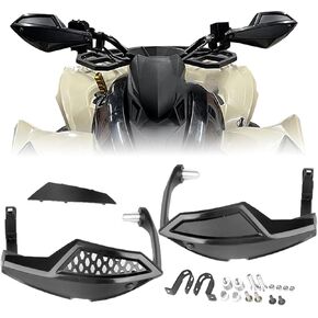 ATV Handguards Wind Deflectors Kit with Bracket for Can-Am Outlander 450 500 650 800 1000 Renegade DS G2 G2L G2S Motorcycle Guard Handlebar Air Protector Kits Accessories