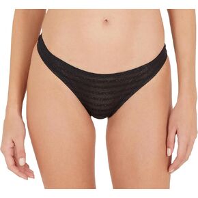 Emporio Armani Women's All Over Logo Mesh 2-pack Thong
