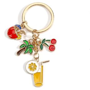 Coconut Keychain,Cute Keychain,Keyrings for Women, Friend Gifts,Personalised Gifts,Sister Gifts,Graduation Gifts,Cute Keyring,Friend Birthday Gifts,Gifts for Students From Teachers