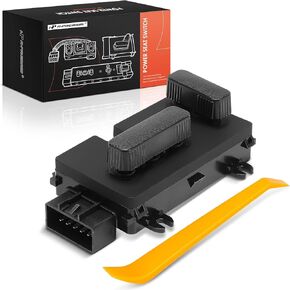 A-Premium Power Seat Adjuster Switch Left Driver Side Compatible with Chevrolet Silverado/Suburban/Avalanche 1500 2500 2001-2006, Tahoe & GMC Sierra 1500 2500, Yukon 1500 2500 2002-2007 - # 12450166