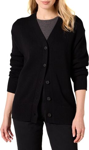 Amazon Essentials Women's V-Neck Midweight Relaxed-Fit Cardigan Sweater in Saudi Arabia