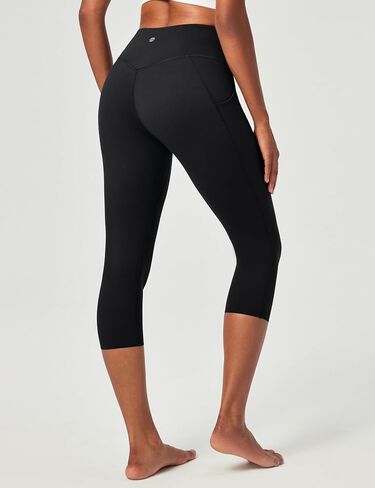 Heathyoga Buttery Soft Capri Leggings with Pockets for Women Tummy Control Capri Pants High Waisted Yoga Pants Women in Saudi Arabia