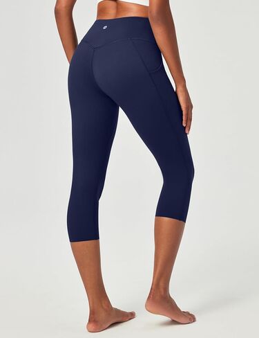 Heathyoga Buttery Soft Capri Leggings with Pockets for Women Tummy Control Capri Pants High Waisted Yoga Pants Women in Saudi Arabia