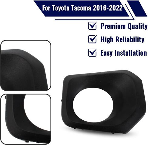 Pair Front Bumper Fog Lamp Light Bezel Grille Cover Cap Fit for Toyota Tacoma 2016 2017 2018 2019 2020 2021 2022, Replace for TO1038195, TO1039195 | 5212804020, 5212704020 in Saudi Arabia