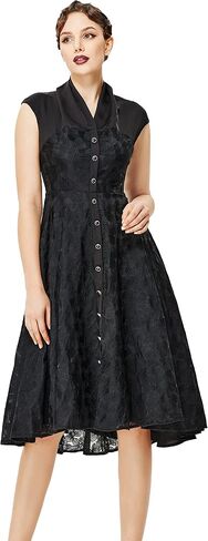 BABEYOND 1950 Style Dresses for Women – Retro Dress with Cape Sleeves Vintage Collar Dress Cocktail Dress in Saudi Arabia