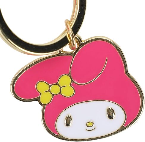 Bioworld My Melody Keychain With Pink Pom & Acrylic Bead Strap-OSFA in Saudi Arabia