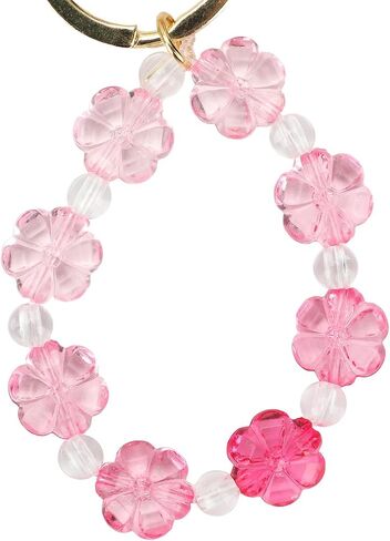 Bioworld My Melody Keychain With Pink Pom & Acrylic Bead Strap-OSFA in Saudi Arabia