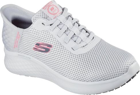 Skechers Women's Skech-lite Pro Resistant Bungee Exdown Hands Free Slip-ins Health Care Professional Shoe in Saudi Arabia