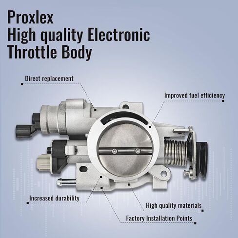 جسم خانق إلكتروني مناسب لمركبات كرايسلر ودودج وجيب - 4.7 لتر أسبن، داكوتا، رام 1500 بيك أب، دورانجو، جراند شيروكي، كوماندر يستبدل # 53032119AF، 337-05445 in Kuwait