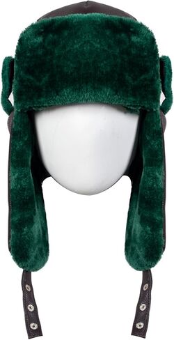Adult Christmas Vacation Cousin Costume Winter Trapper Hat Faux Fur Eddie Hat for Halloween Christmas in Saudi Arabia