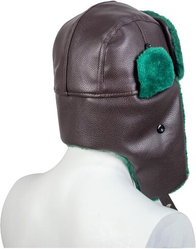 Adult Christmas Vacation Cousin Costume Winter Trapper Hat Faux Fur Eddie Hat for Halloween Christmas in Saudi Arabia