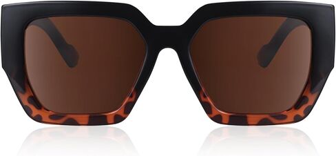 Dollger Big Trendy Square Cat Eye Sunglasses for Women Fashion Cool Stylish Retro Designer Sun Glasses UV400 Protection in Kuwait