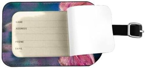 مجموعة علامات الأمتعة المصنوعة من جلد الغنم الكرتوني من Oplp مكونة من 2 ملصق لحقيبة السفر لحقيبة الظهر in Kuwait