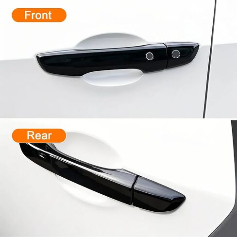 2pcs Side Mirror Cover Cap&4pcs Door Handle Covers Compatible with Honda Civic 2016 2017 2018 2019 2020 2021,10th Gen Civic Exterior Accessories Kit in Saudi Arabia