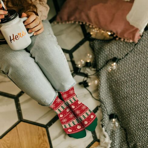 Funny Christmas Socks for Women Men, National Lampoons Christmas Vacation Costume Accessories, Winter Warm Knitted Socks in Kuwait