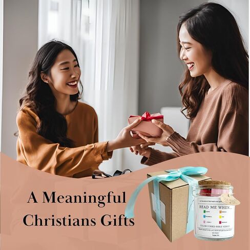 Bible Verse Jar, Read Me When Bible Verses Jar, Inspirational Bible Verse Jar for Emotions and Feelings, Prayer Jar With Scriptures, Christian Gifts for Women Men Mom Dad, Religious Gifts in Saudi Arabia