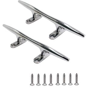 يانيو قارب قفص الاتهام المربط 6 بوصة قارب المربط قاعدة مفتوحة المربط البحرية الثقيلة 316 الفولاذ المقاوم للصدأ مع 8 قطع مسامير (2 حزمة) in Kuwait