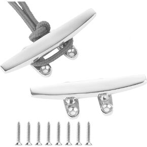 KINJOEK عبوتان من مرابط القارب، جميع مرابط القاعدة المفتوحة من الفولاذ المقاوم للصدأ 316 مع 8 قطع 316 براغي الأجهزة، 4 بوصات / 5 بوصات in Kuwait