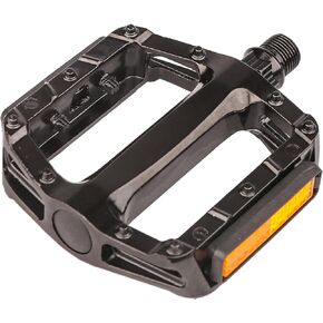 AVASTA Bike Pedals, Aluminum Alloy Bicycle Pedals with Reflector for Mountain Bike Road Bike and Other Bicycles,Threads Size 9/16 Inch