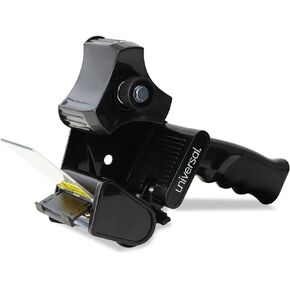 Universal UNV88000 3 in. Core 2 in. x 110 yds. Handheld Box Sealing Tape Dispenser - Black