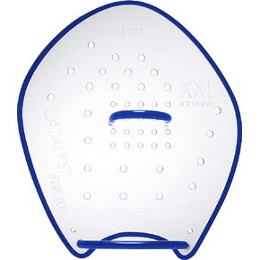 TYR Catalyst Stroke Paddle Swimming Equipment, Clear, XX-Large