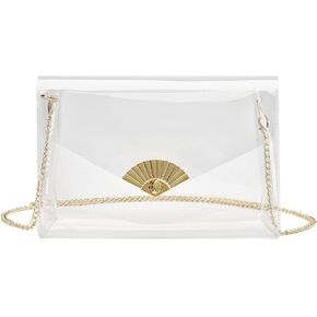 Clear Bag Stadium Approved,Clear Purses for Women Stadium Clear Crossbody Bag Cute for Sport Event Concert