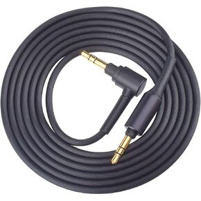 كابل صوت بديل لسماعات الرأس WH-1000XM5 WH-1000xm3 متوافق مع سماعات Sony MDR-10R / MDR-100ABN / MDR-1A / MDR-XB950B1 / MDR-1000X / MDR-1ADAC/WH-1000XM4 - أسود in Saudi Arabia
