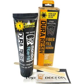 SunPowered Dura Resin Mondo Dual Formula Epoxy & Polyester Safe Surfboard Ding Repair Kit