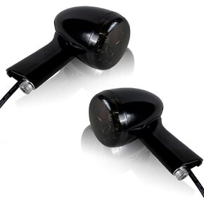 NTHREEAUTO Smoked Bullet LED Rear Turn Signals Integrated Brake Running Light Compatible with Harley Sportster XL 883 1200 1992-2019