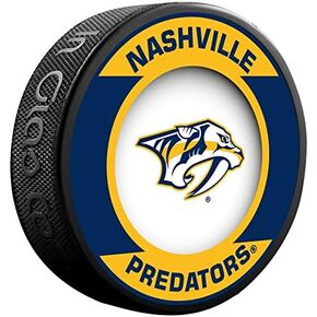 Predators Officially Licensed Retro Design Hockey Puck